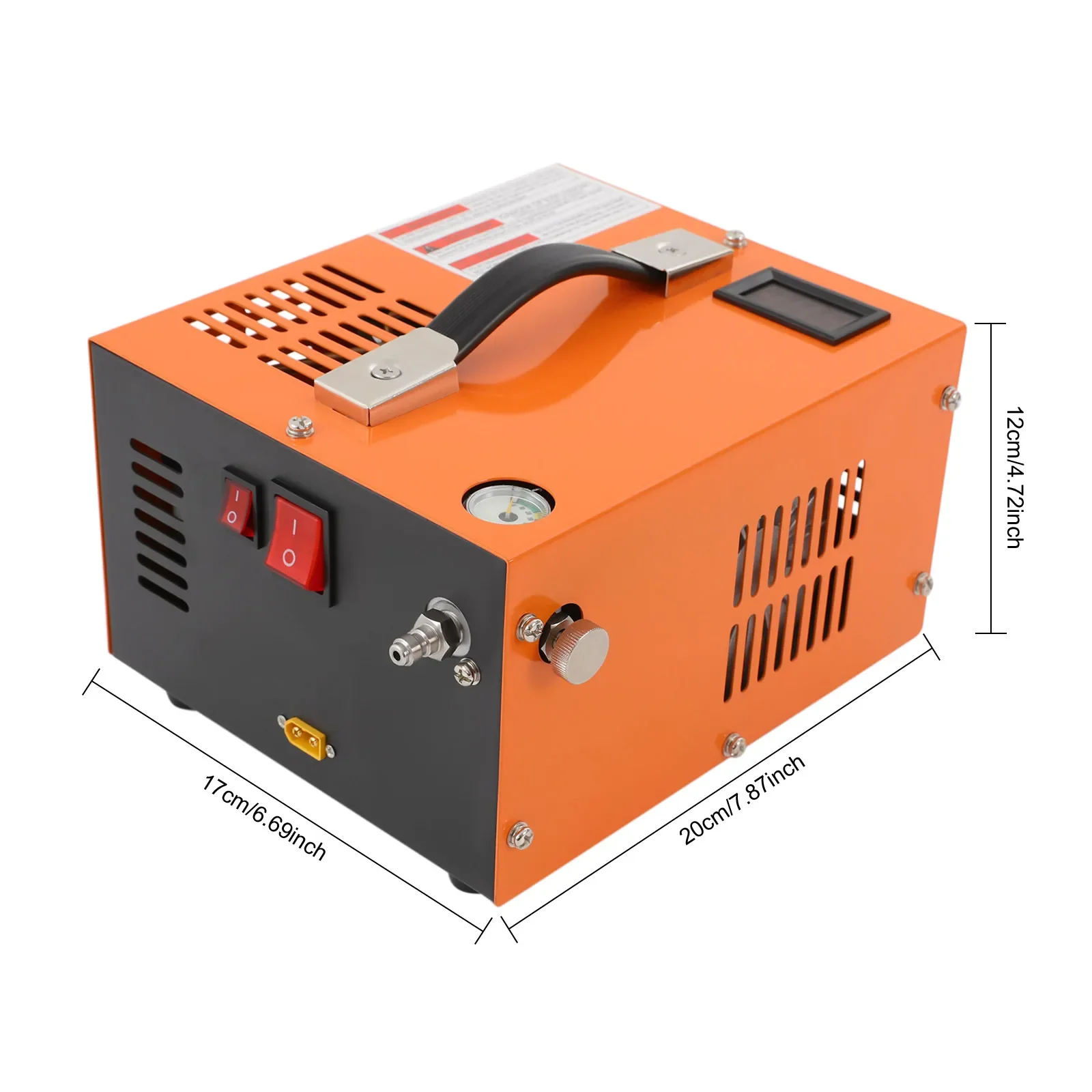 NEWEST Air Compressor,Stainless Steel Air Compressor 4500PSI/30MPa,w/ A Transformer for PCP Air Rifles,Paintball Tanks 350W