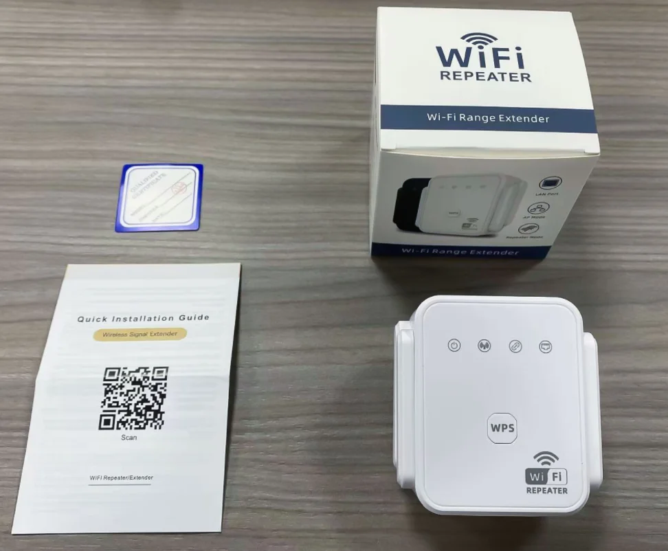 1PCS New Upgraded WIFI Wireless Signal Booster Range Repeater 300Mbps 2.4GHz Stable Wall-Penetrating Network Coverage Mini WiFi Amplifier Signal Extender With Repeater AP Mode Ethernet Port