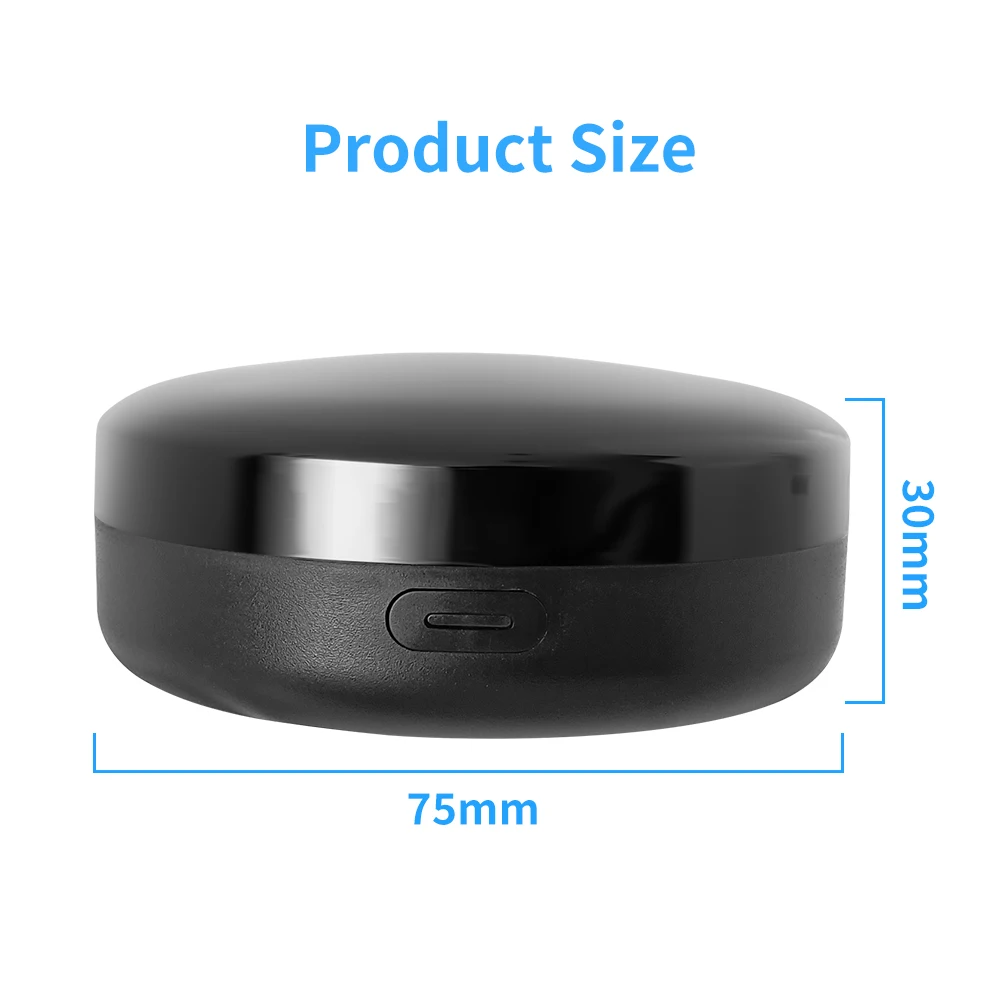 YFK Tuya WiFi Universal IR Remote Controller Smart Infrared Hub Voice Control Alexa Google Home APP Remote Control TV Air Conditioner Fan All IR Household Appliances Smart Home Automation