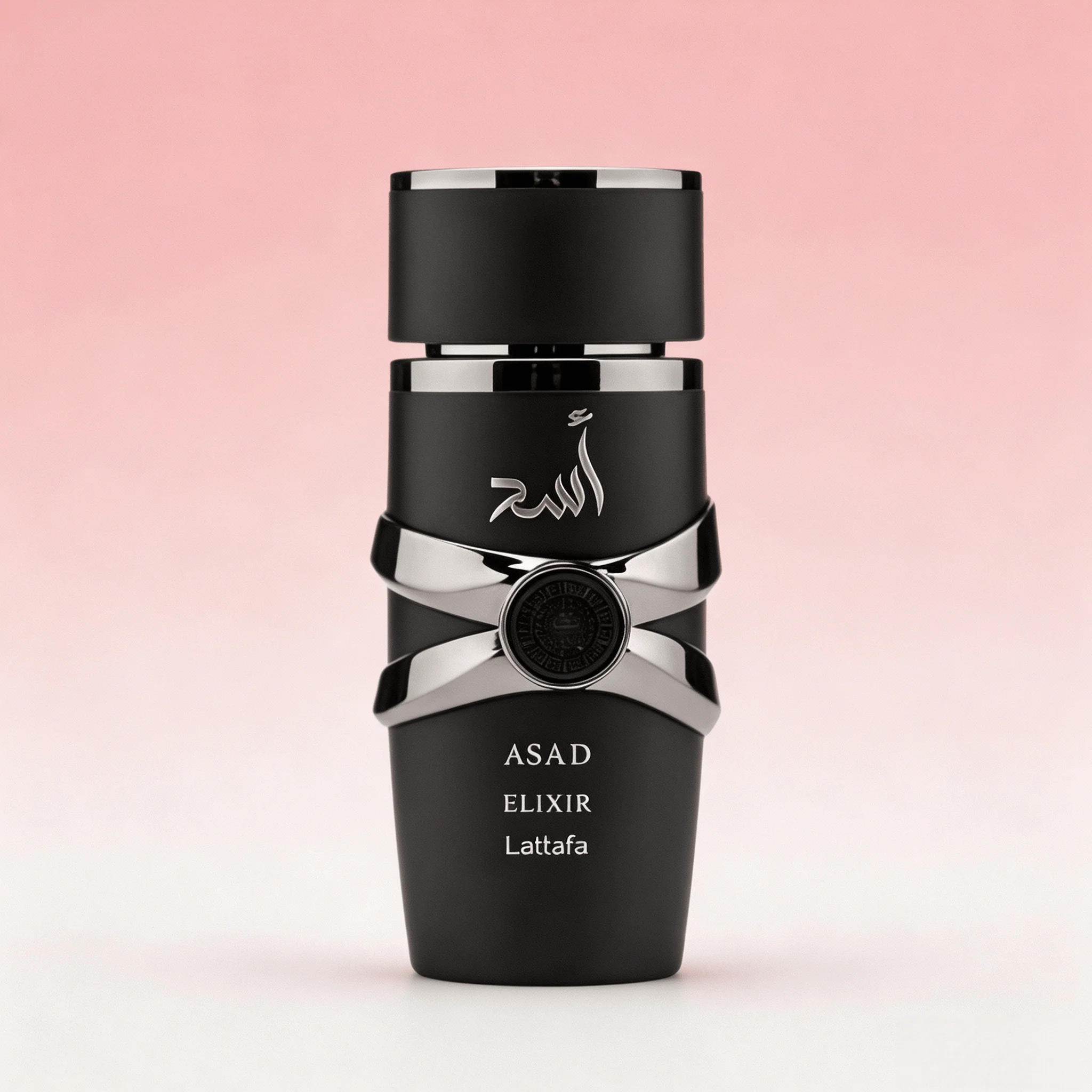 Lattafa Asad Elixir Eau De Parfum 3.4 Oz / 100ml – Pink Pepper, Saffron, Tobacco, Patchouli & Amber Warm Spicy Woody Cologne For Men, Long-Lasting Fragrance | Cologne Men, Cologne