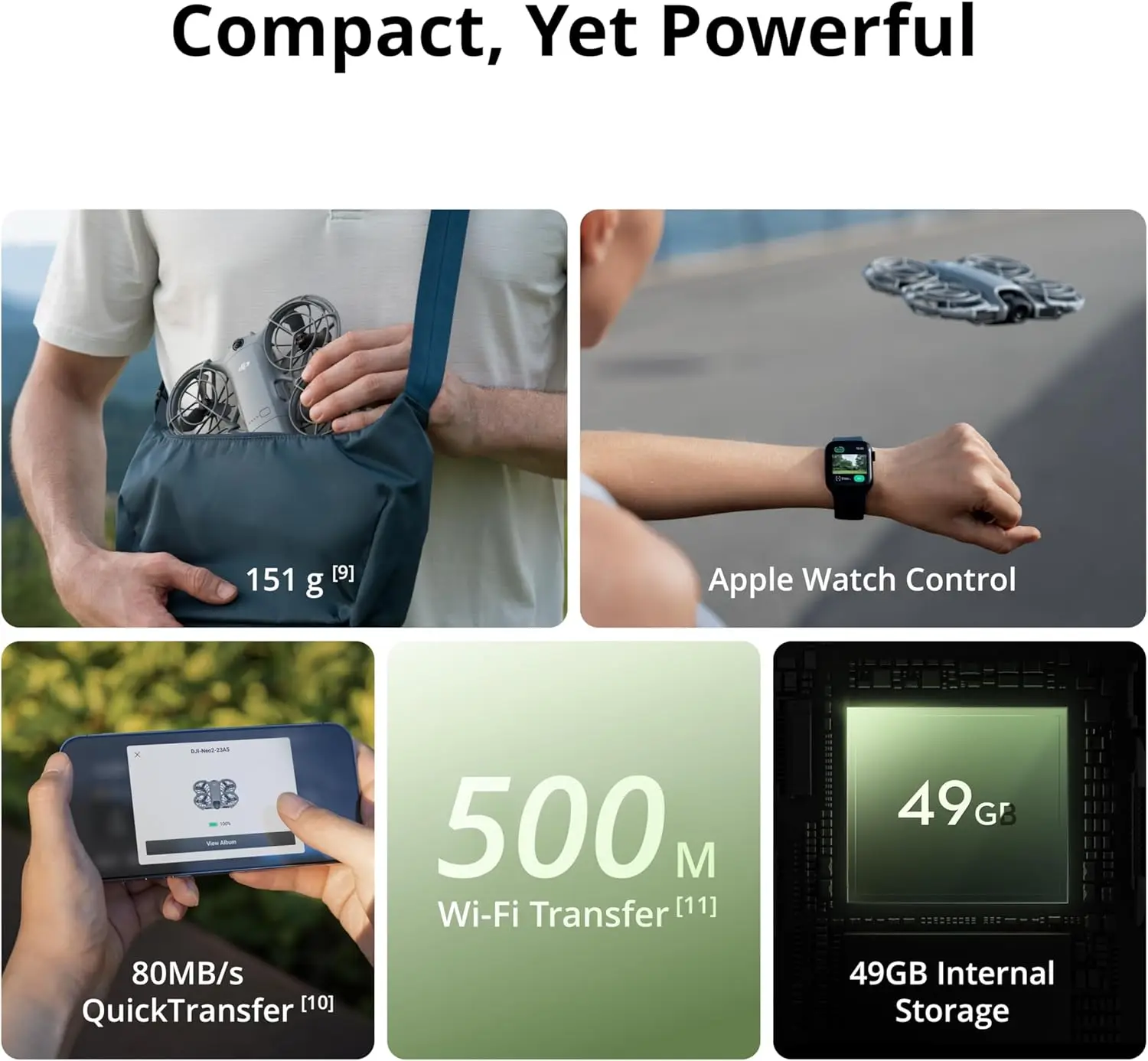 Refurbish DJI Neo, Neo 2, Avata 360 Mini Drone with 4K UHD NCamera,Self Flying Follows Drone