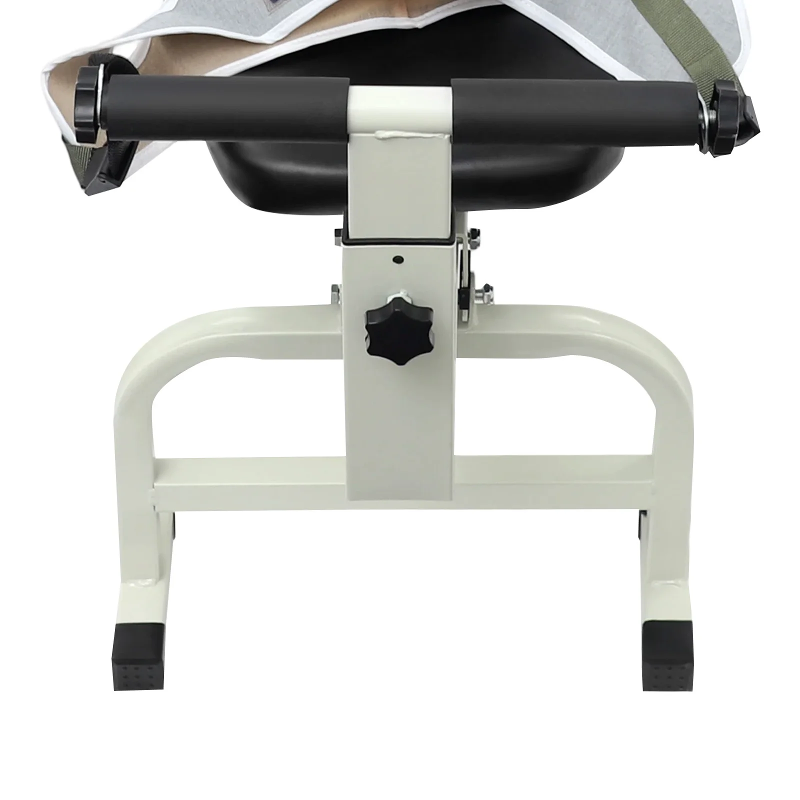 59.06-74.8in Long Back Stretch Bench,Adjustable Multifunctional Neck Stretcher Cervical Stretch Device, Handwheel Control Cervical Lumbar Traction Bed for Wellness Centers