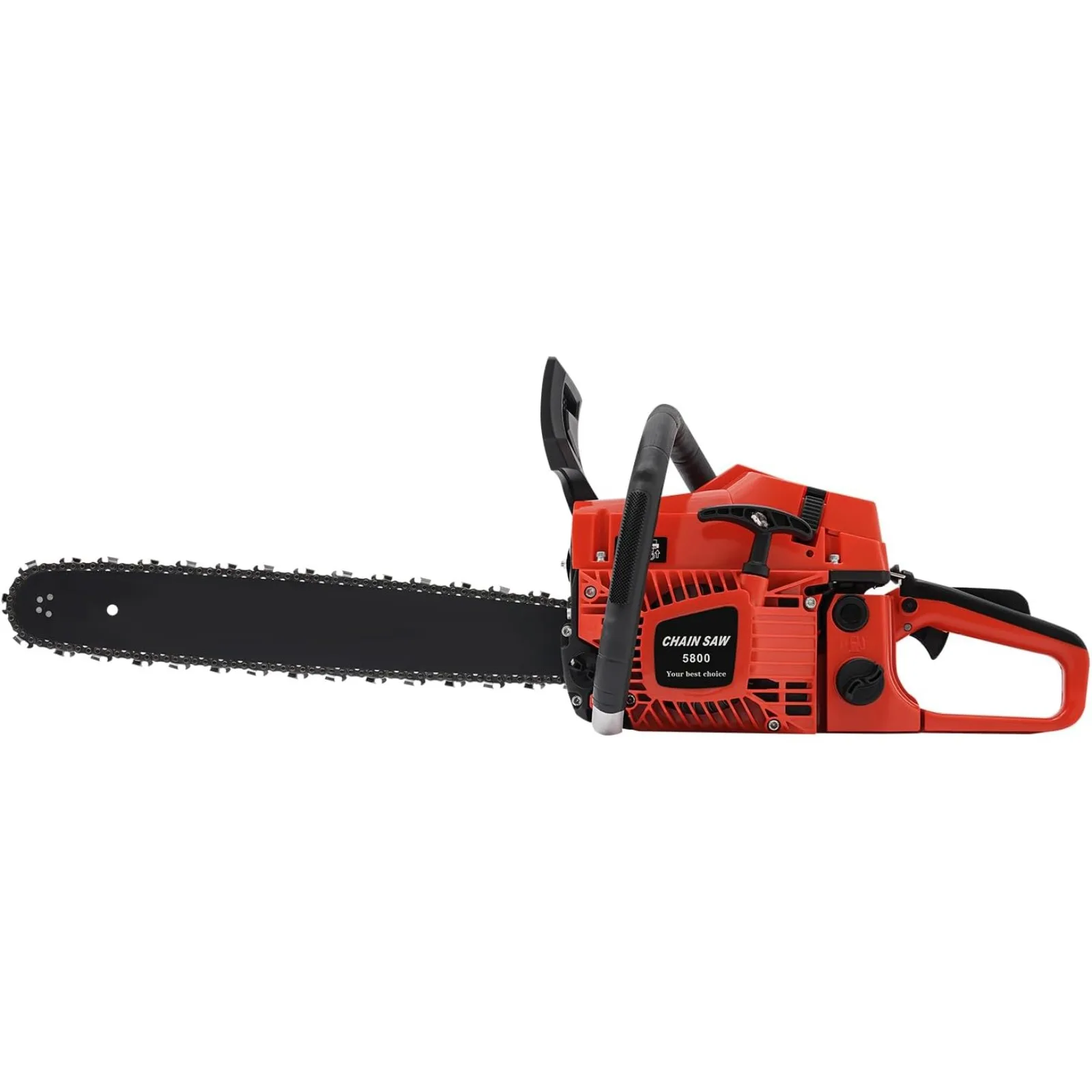 58cc 20 Inch 2-Stroke Gas Chainsaw 3.49HP High Power Petrol Chain Saw Portable Wood Cutter For Tree Trimming Logging Garden Cutting Work