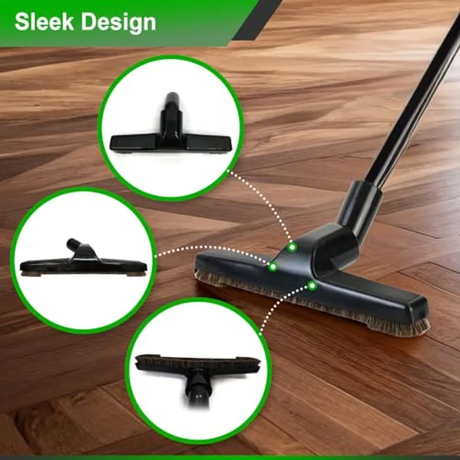 Selgo Universal ¼ Inch 32mm Black Vacuum Cleaner Floor 0" Wide