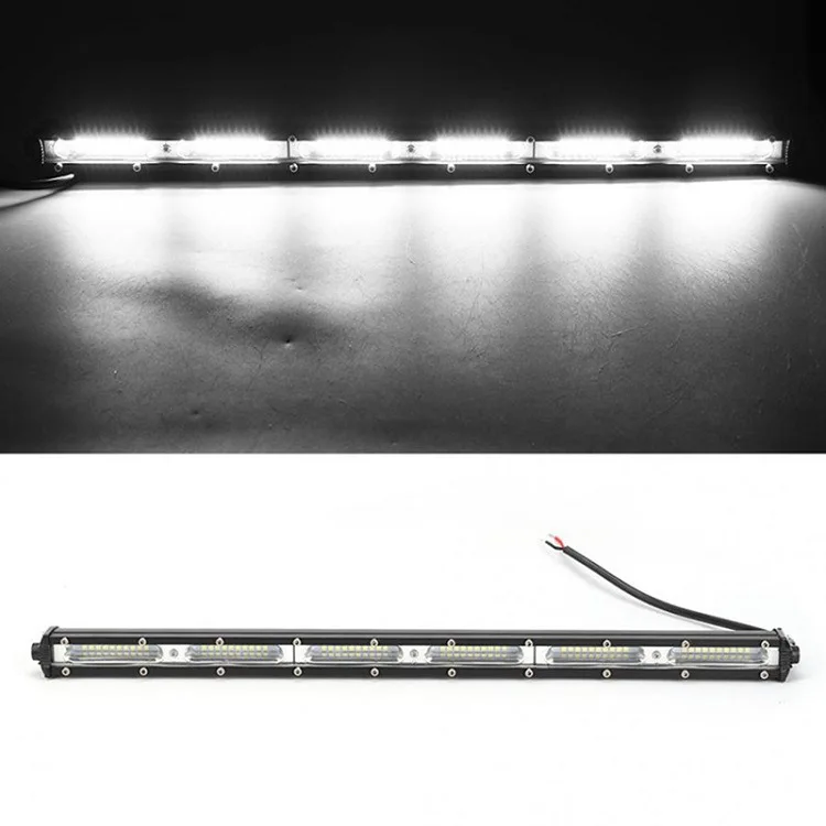 Ultra-thin 20''25'' inch Single Row Led Light Bar Car IP67 Water Proof,12V 24V Led Fog Lamp Led Work Light Car 4x4 Off-road Light For Jeep Truck Trailer