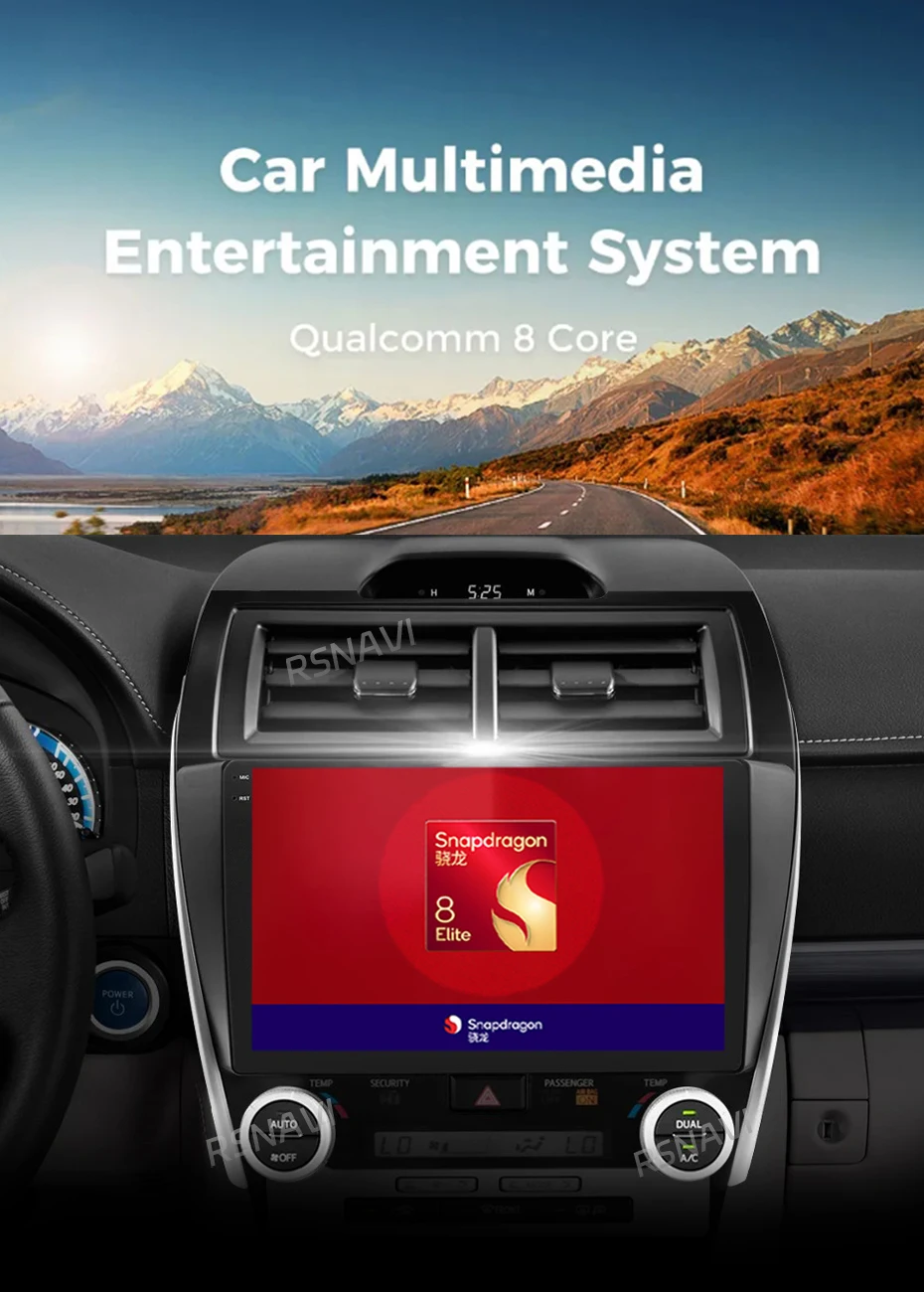 Android 14 Car radio Navigation Multimedia Player For Toyota Camry 7 2012 - 2014 Carplay Auto Stereo