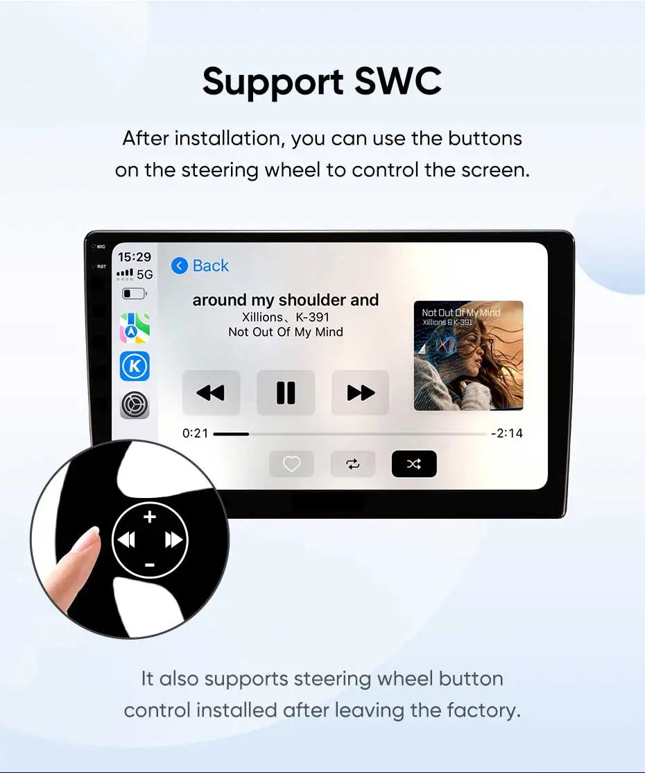 Android 14 Car radio Navigation Multimedia Player For Toyota Camry 7 2012 - 2014 Carplay Auto Stereo