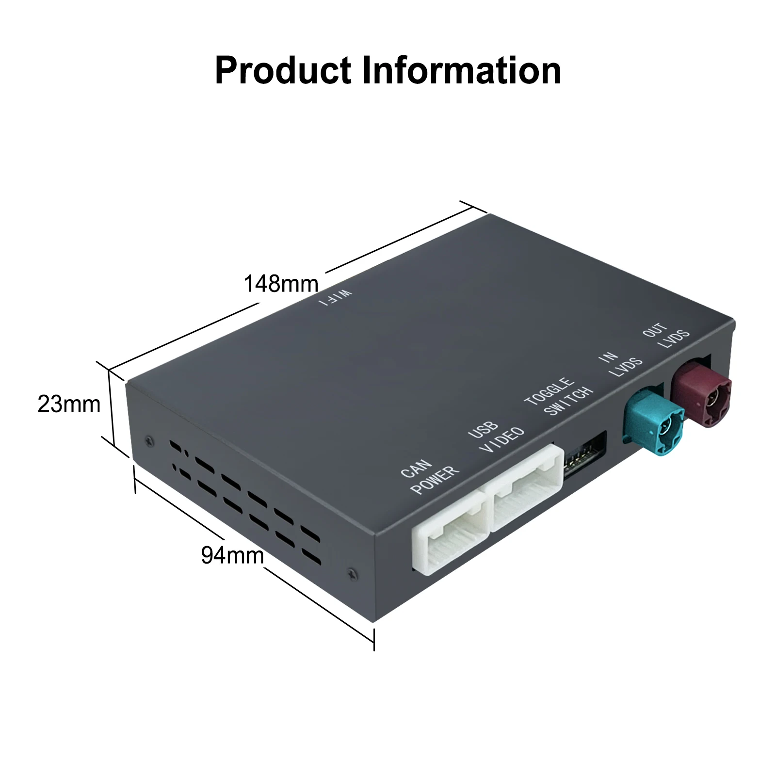 Wireless CarPlay Android Auto Retrofit Kit CarPlay Interface for BMW CIC System, Screen Upgrade Decoder Box for BMW CIC System