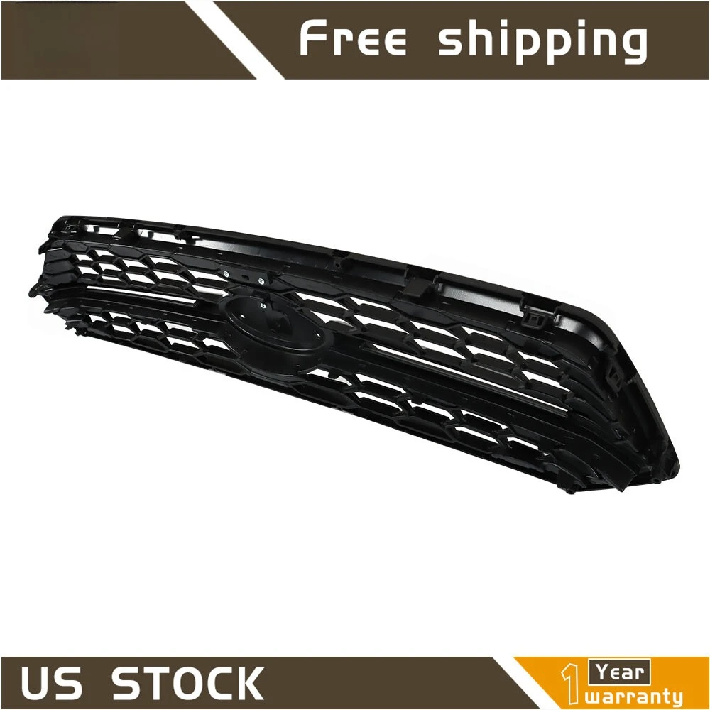 Front Center Grille Honeycom Grill For SUBARU WRX STI Style 2018 2019-2021