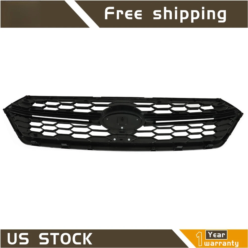 Front Center Grille Honeycom Grill For SUBARU WRX STI Style 2018 2019-2021