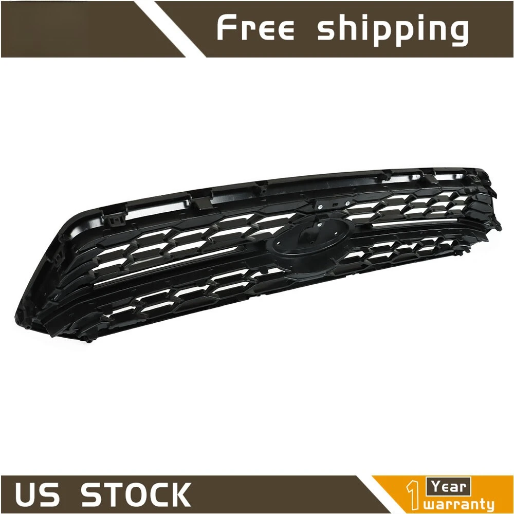 Front Center Grille Honeycom Grill For SUBARU WRX STI Style 2018 2019-2021