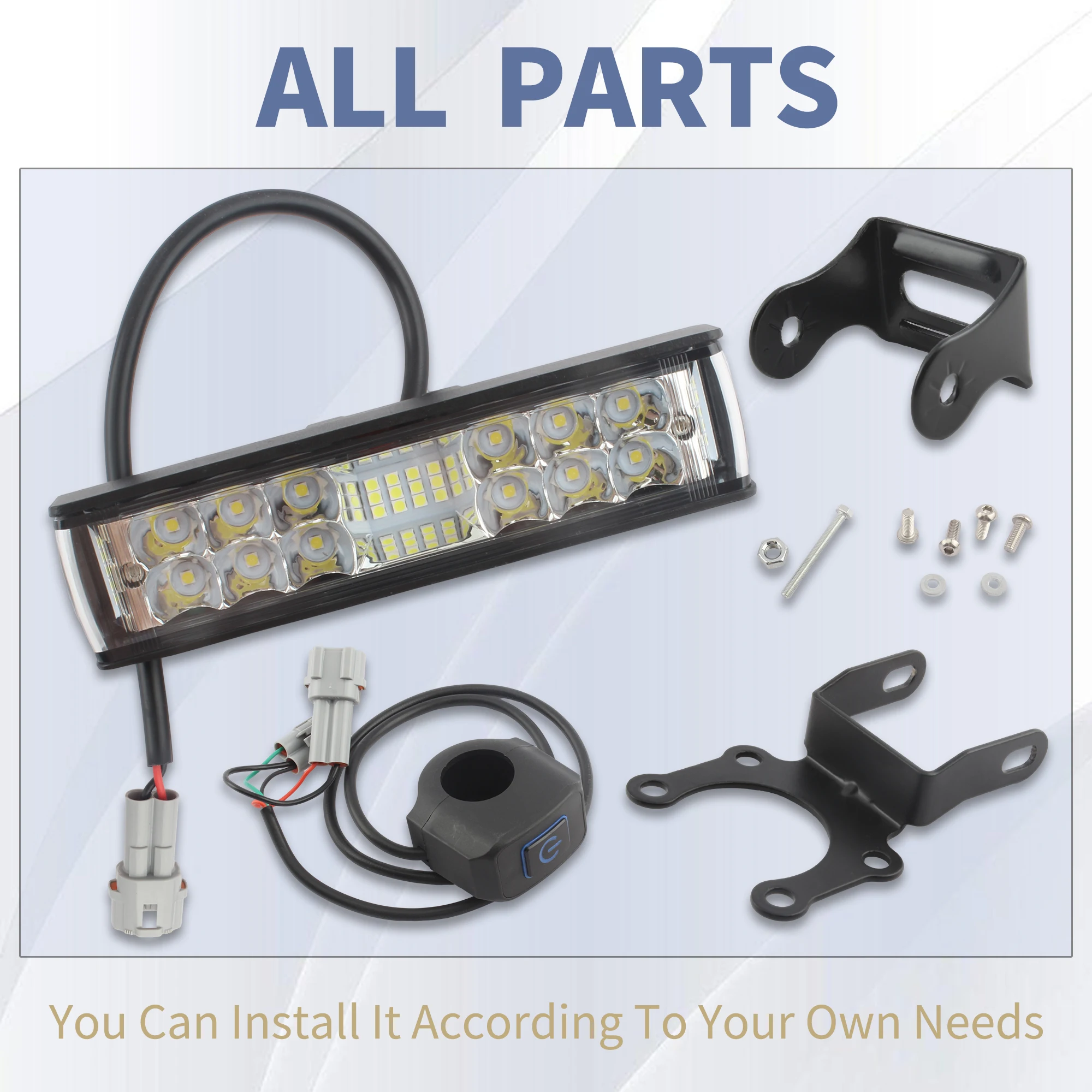 Electric Dirt Bike LED Headlight For Surron Light Bee X S Dirt Pit Bike Enduro Motocross Spotlight Refit Accessories