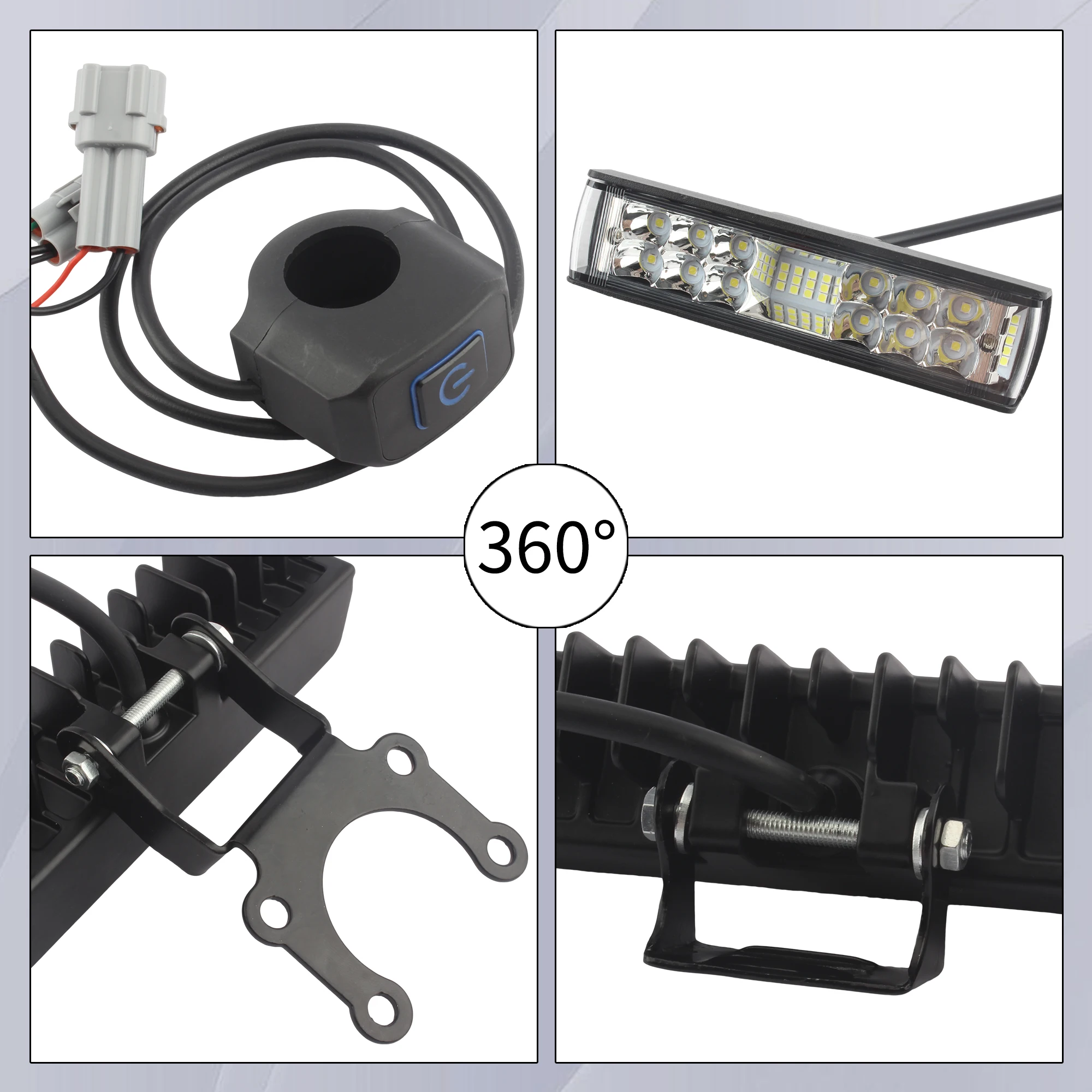 Electric Dirt Bike LED Headlight For Surron Light Bee X S Dirt Pit Bike Enduro Motocross Spotlight Refit Accessories