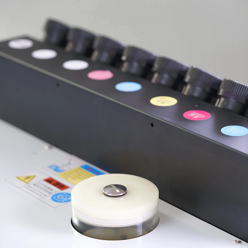 CMYKW 5*500ML UV Ink for R1390 L800 XP600 TX800 Printhead for UV A3 A4 A5 6090 Flatbed Inkjet Printer US Stock
