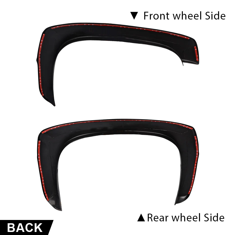 4Pcs Fender Flares Fit for Chevy Silverado Gmc Sierra 1999-2006/Suburban Yukon XL 2000-2006/Avalanche 2002-2006 Factory Style