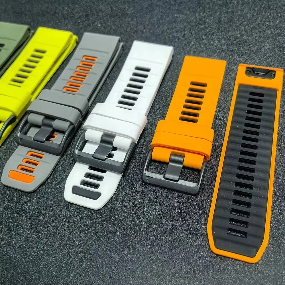 Quick Fit Silicone 22 26mm Strap for Garmin fenix 8 E 7 7X 6 6X Pro 5X 5 Plus Watchband Forerunner 955 965 970 Tactix 8 Bracelet