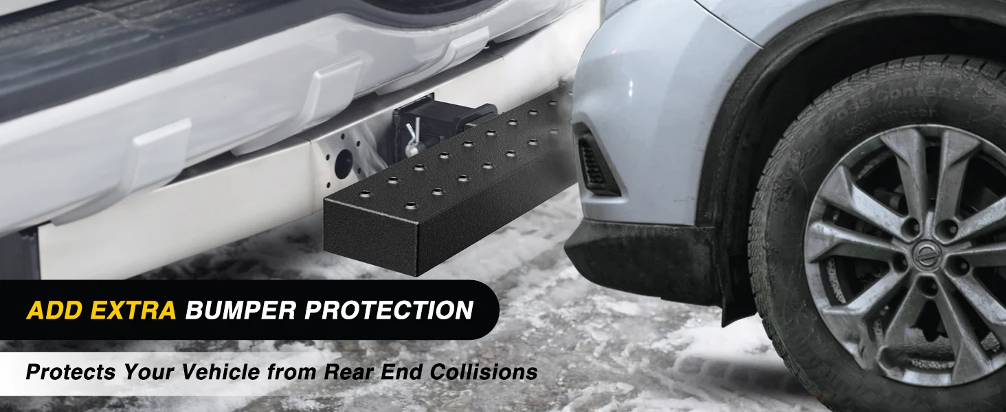Nilight Car Rear Bumper Receiver Trailer Tow Hitch Step Bar Pedal for Pickup Truck SUV Bumper Guard Protector Exterior Access