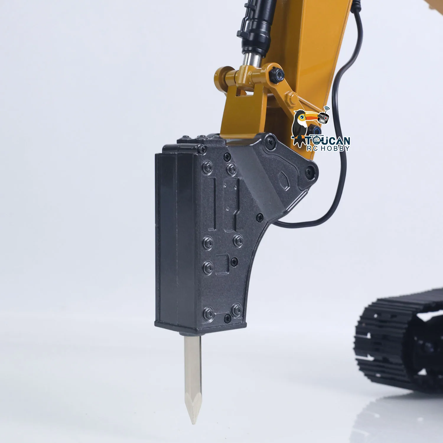 US Stock HUINA New Upgrade 580 1/14 Metal Excavator RC Engineering Vehicles Electric Model Toys Ball Grabber Shear Claw Sound Lights Remote Control Cars Toys