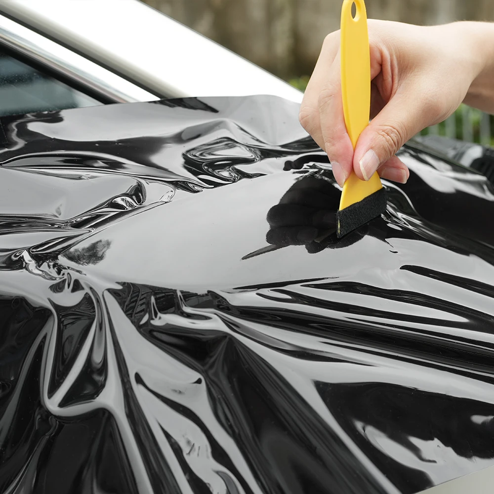 Car Glossy Black Vinyl Wrap Modify Film for Toyota Camry 70 XV50 XV80 Hybird 2020 2025 Premiun Auto Body Color Change Film Cover