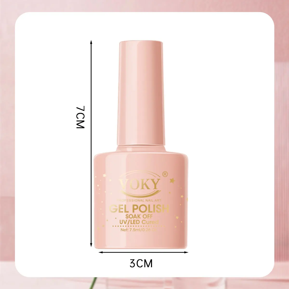 6PCS Gel Nail Polish Set - Warm Peach & Skin Tone Colors, Soak Off UV/LED Gel Polish Kit for DIY Manicure & Salon