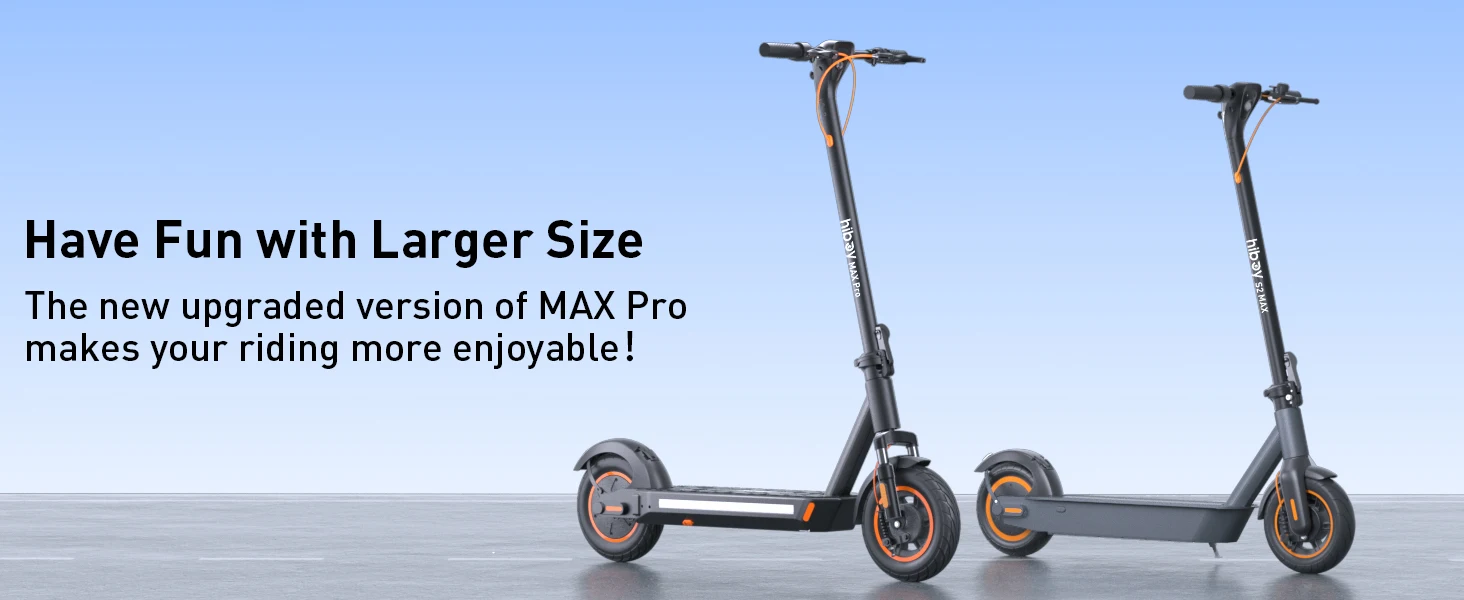 Hiboy Max Pro Electric Scooter for Adults, 650W Motor 22MPH, 46.6Mi Long Range, 11'' Pneumatic Tires, Dual Suspension, 265lbs Load, Commuting E-Scooter