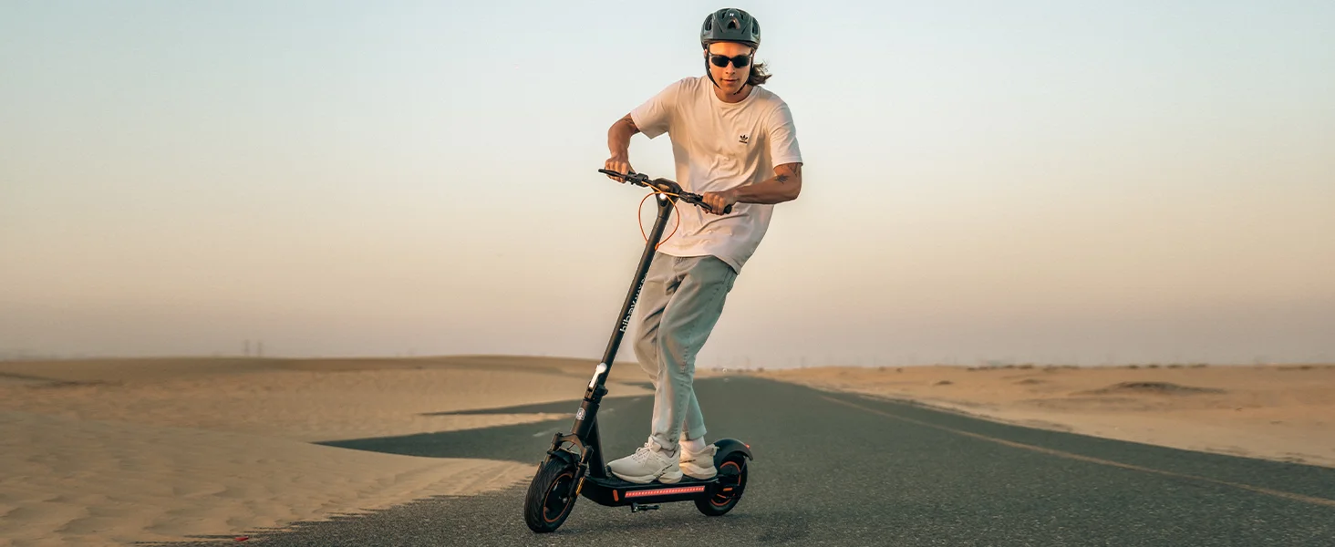 Hiboy Max Pro Electric Scooter for Adults, 650W Motor 22MPH, 46.6Mi Long Range, 11'' Pneumatic Tires, Dual Suspension, 265lbs Load, Commuting E-Scooter