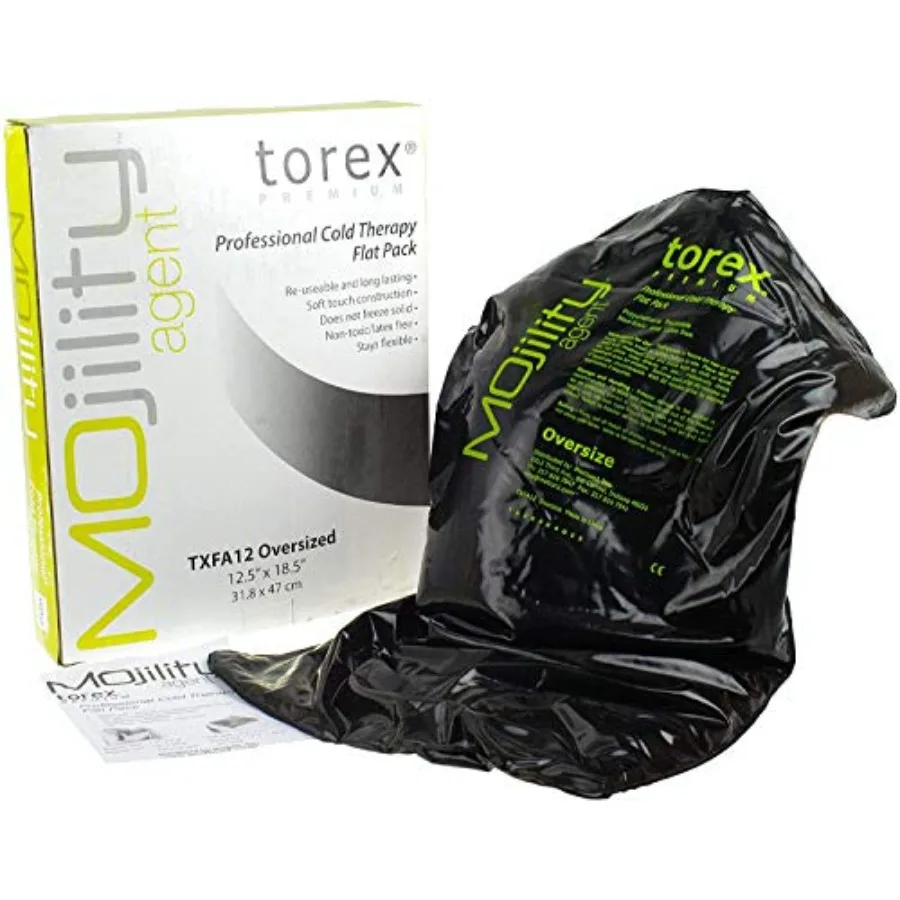 Torex Mojility Oversized Reusable Gel Ice Packs - 12.5' x 18.5' for Back Injuries