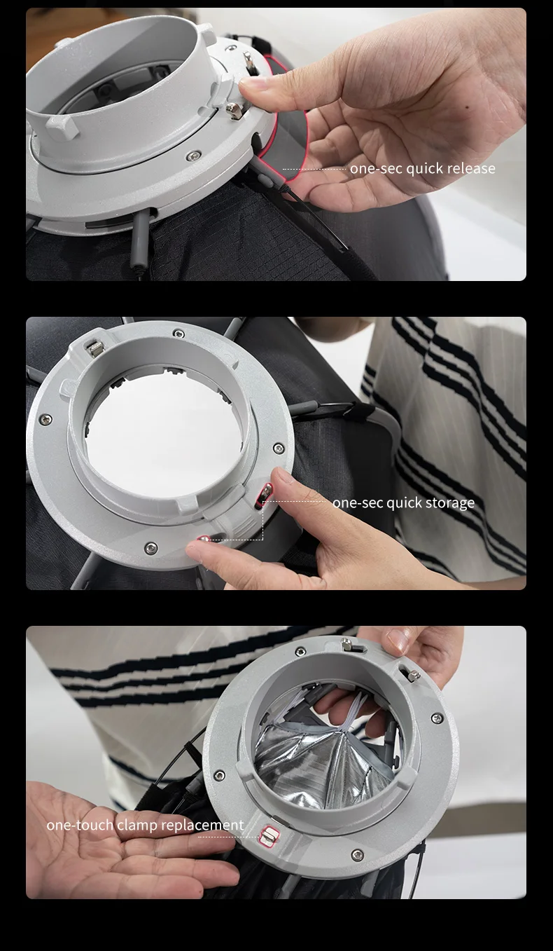 TRIOPO K3 Series 65cm 90cm 55cm 120cm Quick-Setup Octagon Softbox Bowens Mount for Godox Aputure Sokani Studio LED Video Light