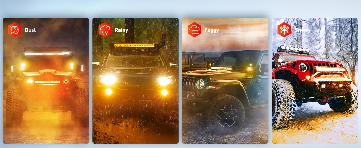 Nilight LED Light Bar 20Inch 420W Yellow Flood Spot Combo Triple Row Driving Lamp Roof Bumper Off Road LED Work Lights Pods for Van Camper Wagon Car Pickup Golf Cart ATV UTV SUV Truck Boat 4x4