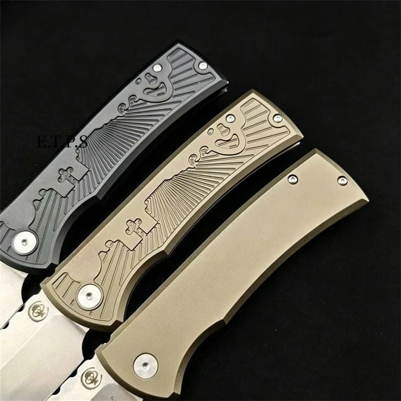 Chaves Knives PT Redencion 229 Model Folding Pocket Knife T6 Aluminium Handle Outdoor Survival EDC Tool Camping Hunting Multifunctional Knives Gift for Men