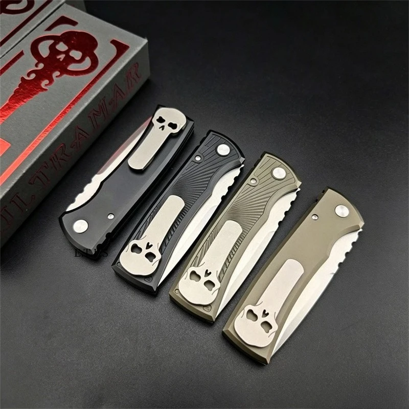 Chaves Knives PT Redencion 229 Model Folding Pocket Knife T6 Aluminium Handle Outdoor Survival EDC Tool Camping Hunting Multifunctional Knives Gift for Men