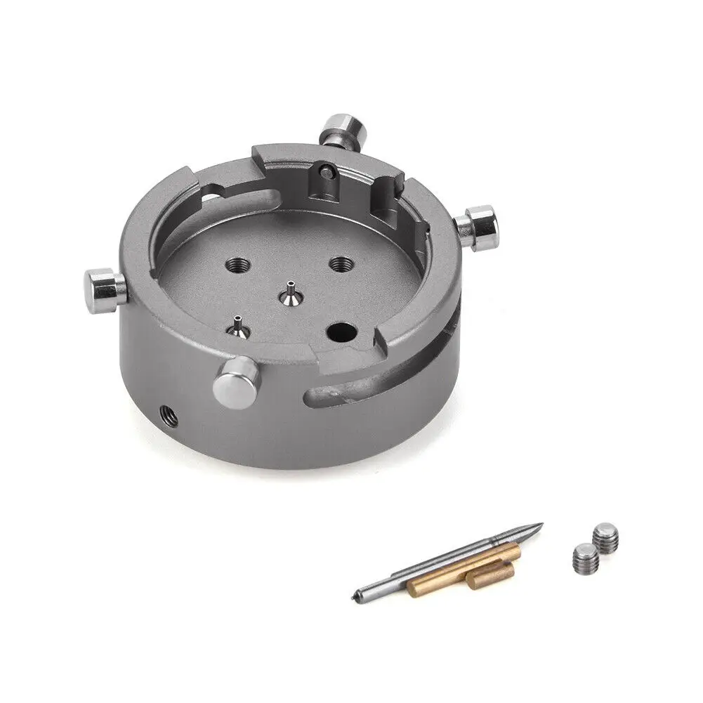 Watch Movement Holder for ETA 7750 7751 7753 Movement Stainless Steel Watch Movement Fixing Seat for Watchmakers Repair