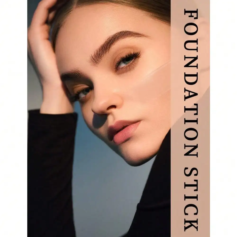 2 In 1 Waterproof ConcealingFoundation Stick ForSweat Resistance, StrongDark Circle Coverage,Natural Makeup Feel,Portable Design,Multi-ColorOptions, PerfectCosmetic Gift Long Lasting Concealer FaceConcealer Concealer Foundation