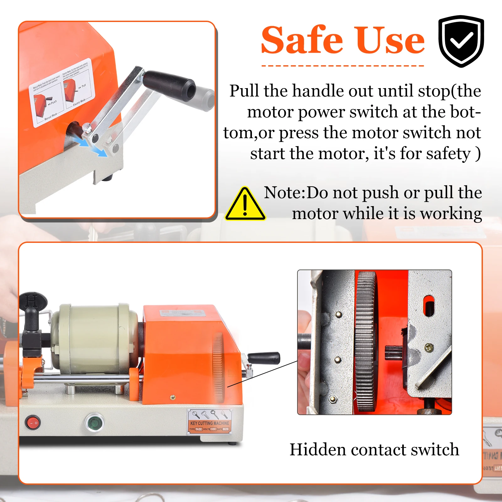 120W Key Duplicator 110V-120V Key Copier Machine Multifunctional Door Electric Metal Cutter Tool Duplicate Equipment for Hardware Stores