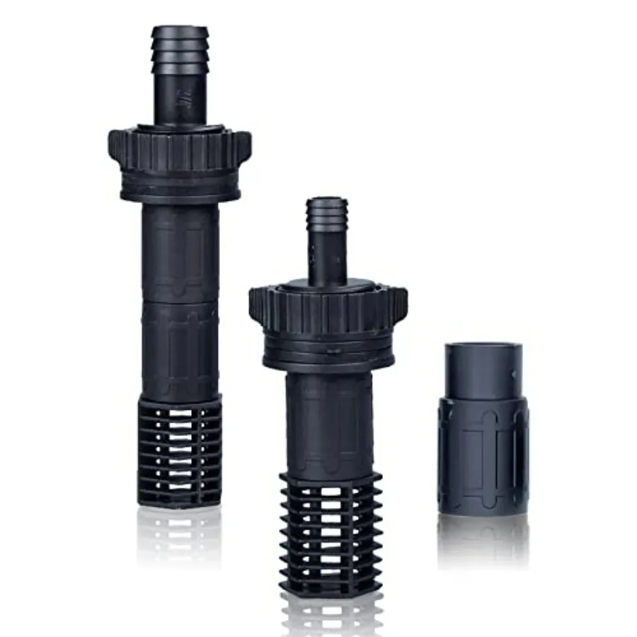 Ebb and Flow Fitting Kit - 7-Piece Fill and Drain Bulkhead Fitting Set with 1/2 3/4 Outlets, Screen Fittings and Extensions for
