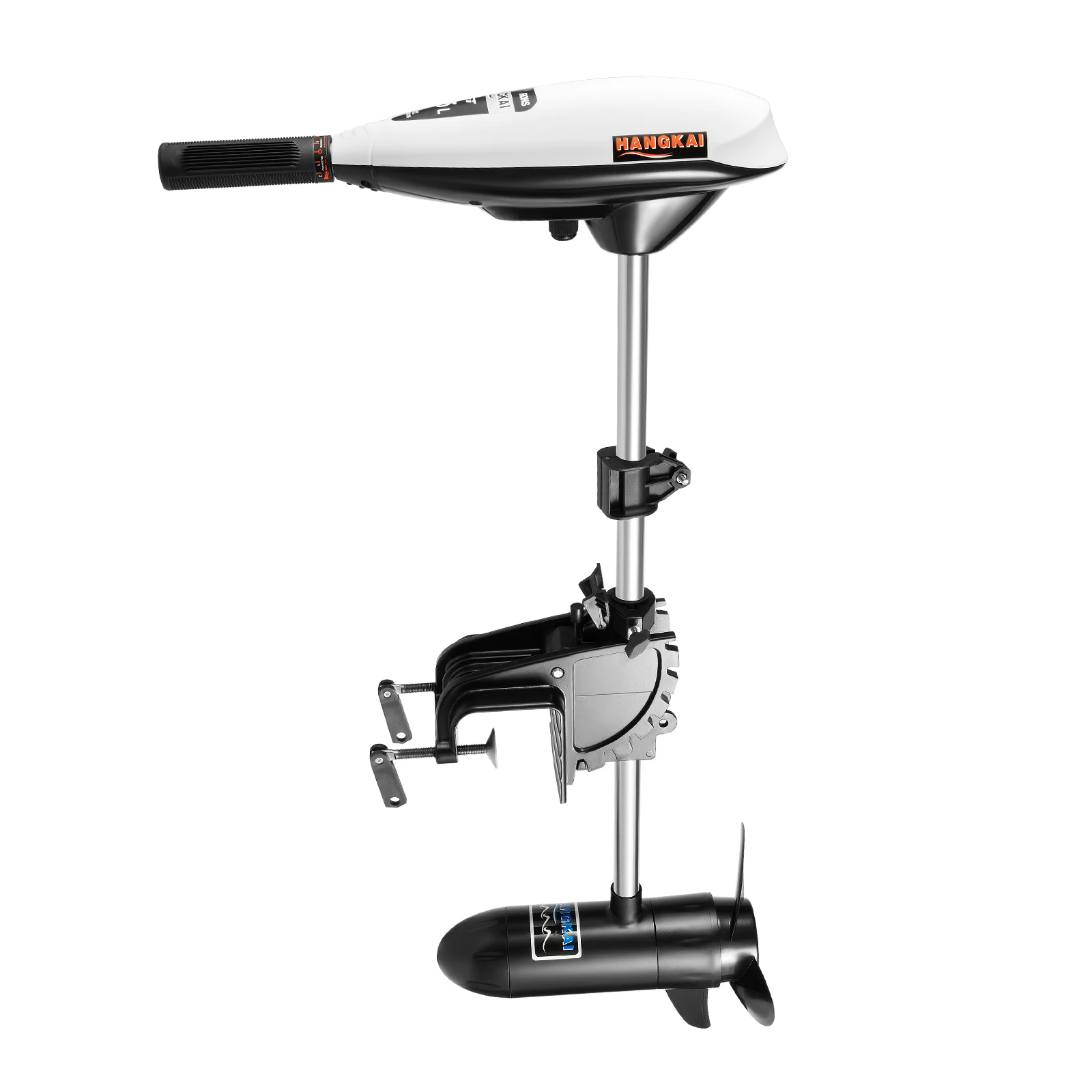 Electric Outboard Motor 66lb Thrust, Electric Trolling Motor for Saltwater, Quiet 50dB Zero Emission, Adjustable Shaft with Tilt, Portable 10kg for Kayak Boat