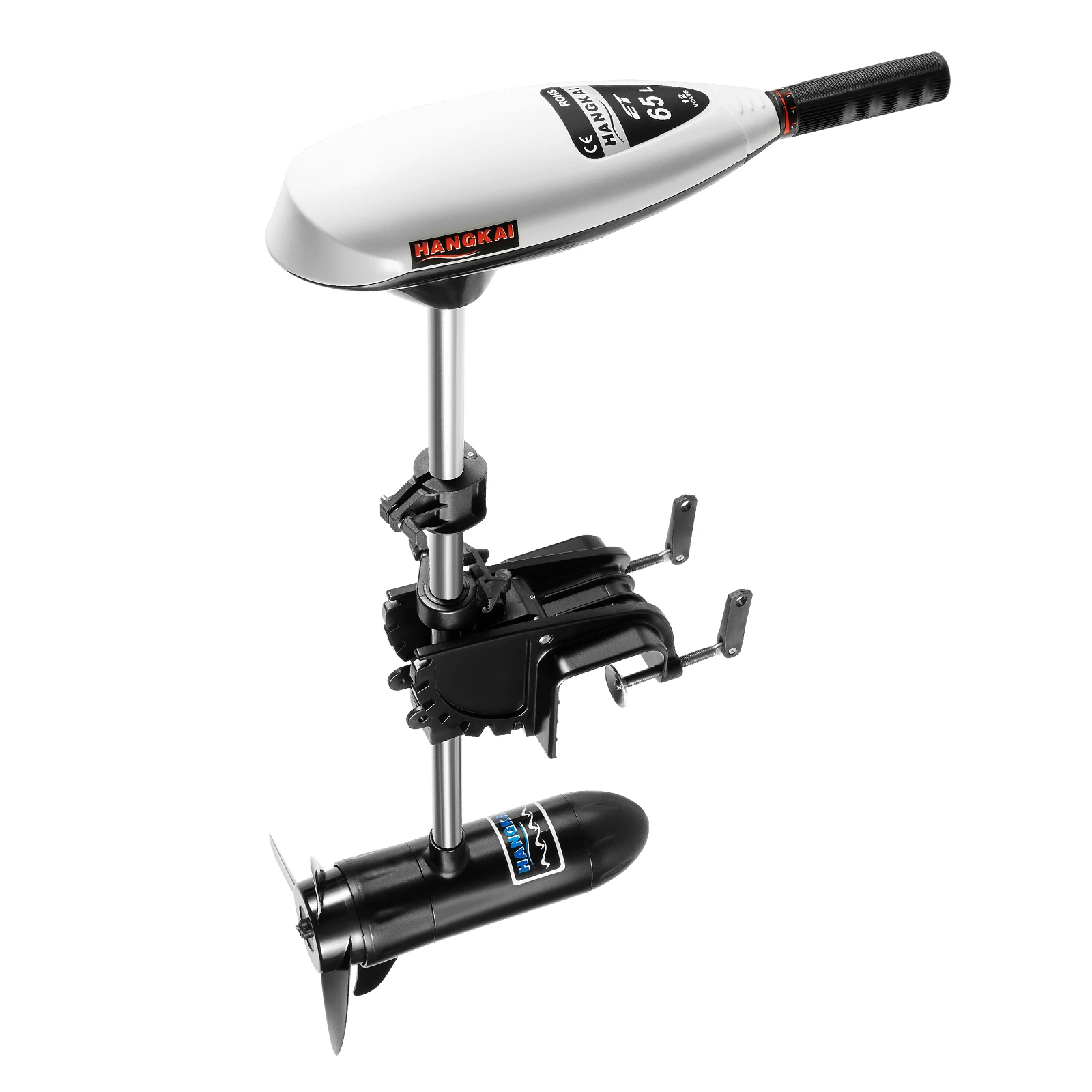 Electric Outboard Motor 66lb Thrust, Electric Trolling Motor for Saltwater, Quiet 50dB Zero Emission, Adjustable Shaft with Tilt, Portable 10kg for Kayak Boat