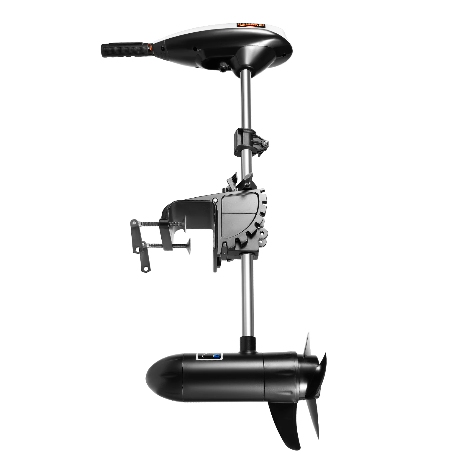 Electric Outboard Motor 66lb Thrust, Electric Trolling Motor for Saltwater, Quiet 50dB Zero Emission, Adjustable Shaft with Tilt, Portable 10kg for Kayak Boat
