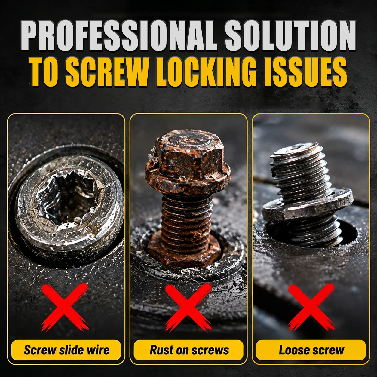 LOOLIFL Medium Strength Blue Thread Locker 10ml Anti Vibration Screw Locking Adhesive Anti Rust Sealant for 1/4"-3/4" Metal Bolt Nut Bike Machinery Thread Repair Glue