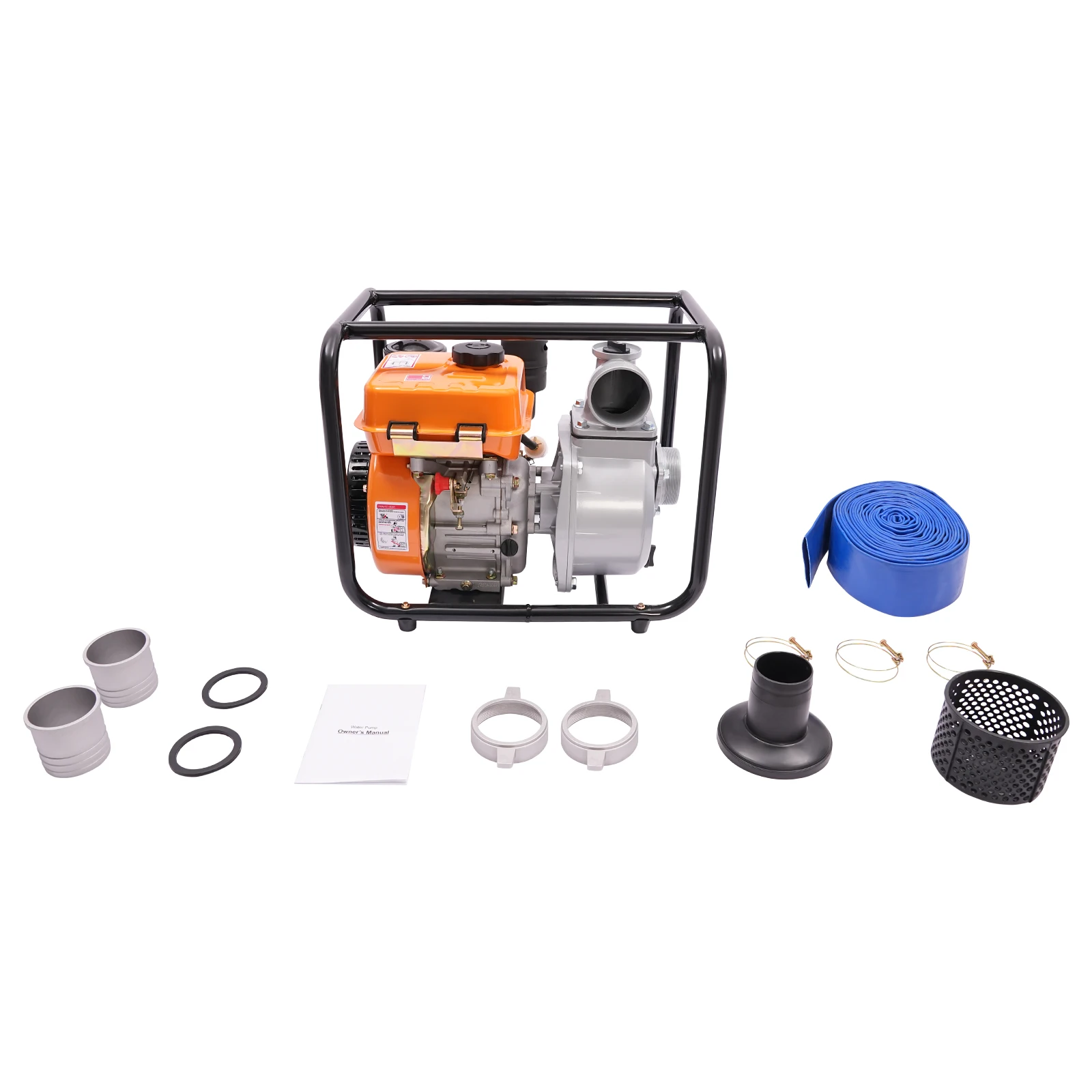 4-Strok Water Pump Diesel Water Transfer Pump with 4L Fuel Tank Diesel Water Pump Water Lifting & Drainage Equipment for Farm Garden Irrigation4-Strok Water Pump Diesel Water Transfer Pump with 4L Fuel Tank Diesel Water Pump Water Lifting & Drainage Equip