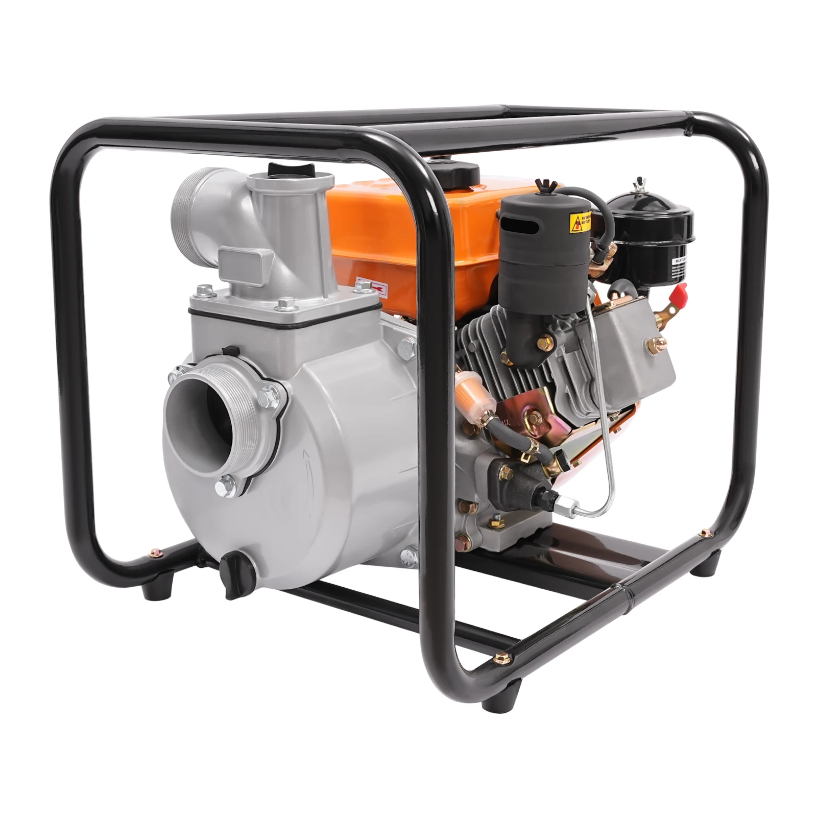 4-Strok Water Pump Diesel Water Transfer Pump with 4L Fuel Tank Diesel Water Pump Water Lifting & Drainage Equipment for Farm Garden Irrigation4-Strok Water Pump Diesel Water Transfer Pump with 4L Fuel Tank Diesel Water Pump Water Lifting & Drainage Equip
