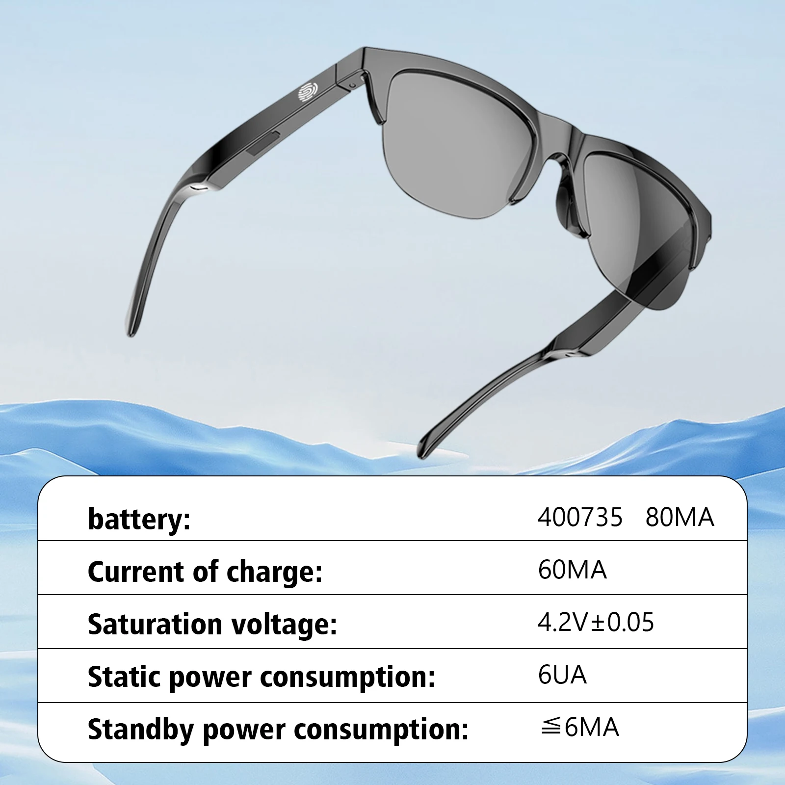 2025 new smart glasses, music playback, voice assistant, wireless calls, unisex, blue light blocking glasses