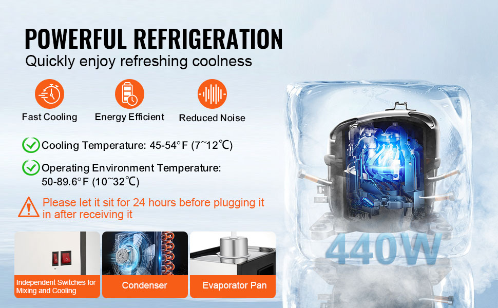 SucceBuy 3 Tanks Commercial Beverage Dispenser 10L/18L Per Tank Juice Dispenser Stainless Steel Ice Tea Drink Machine for Drink