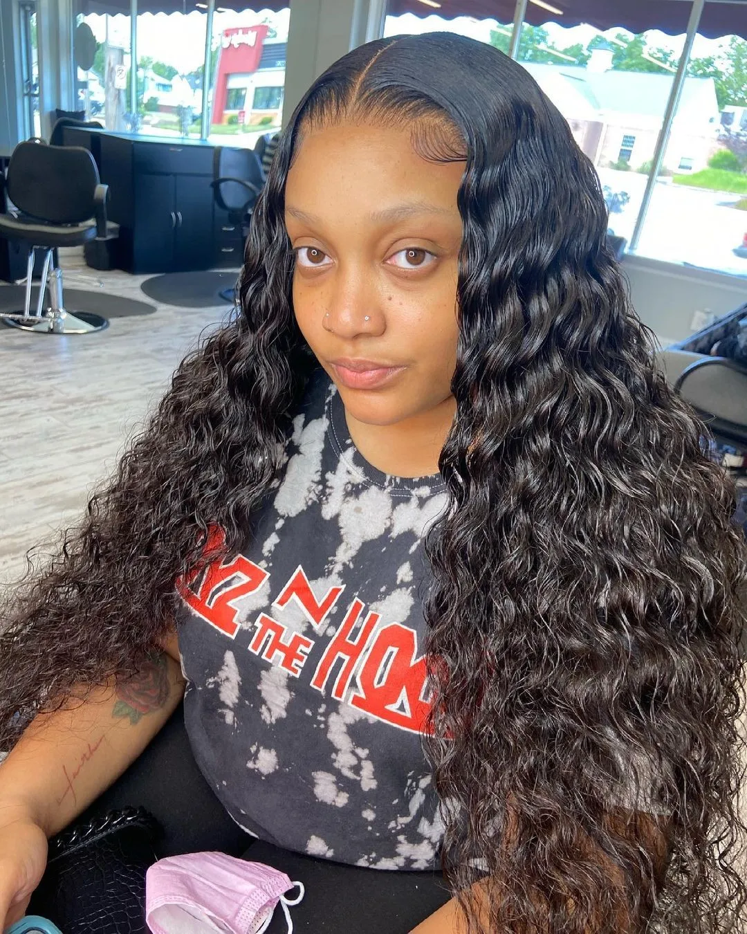 40 46 Inch 13x4 13x6 HD Lace Front Wig Deep Wave Frontal Wig Human Hair Brazilian Curly Lace Front Wigs For Women 300% Density
