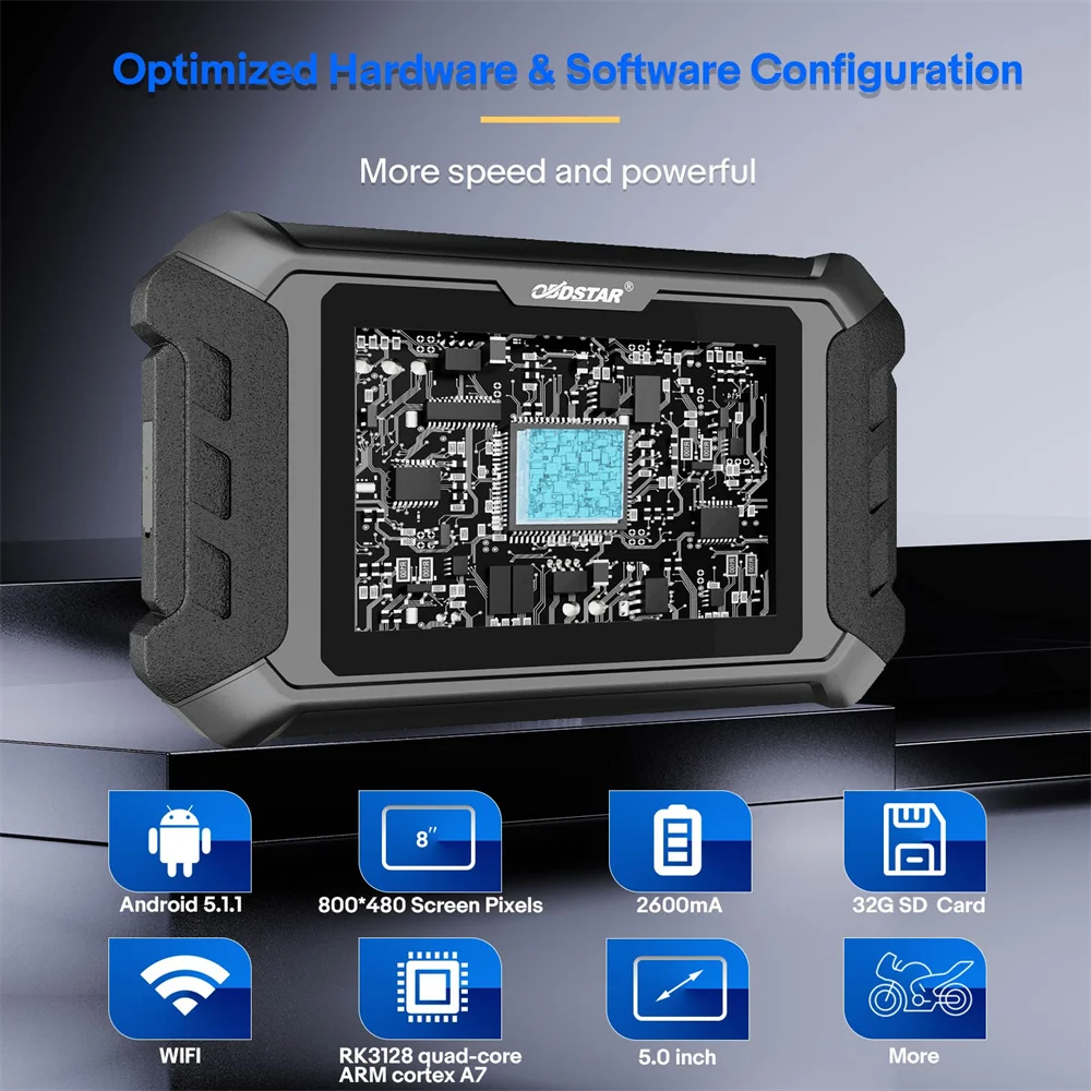 OBDSTAR iScan for DUCATI Motorcycle Diagnostic Tool Support IMMO Programming/ Diagnose / Cluster Calibration