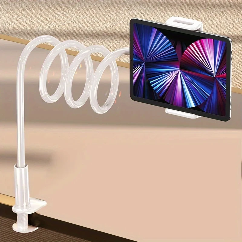 Lazy Bedside Desktop Live Foldable 70cm Mobile Phone Tablet Clip Stand Headrest Holder for IPad Samsung Tabs Xiaomi ASUS