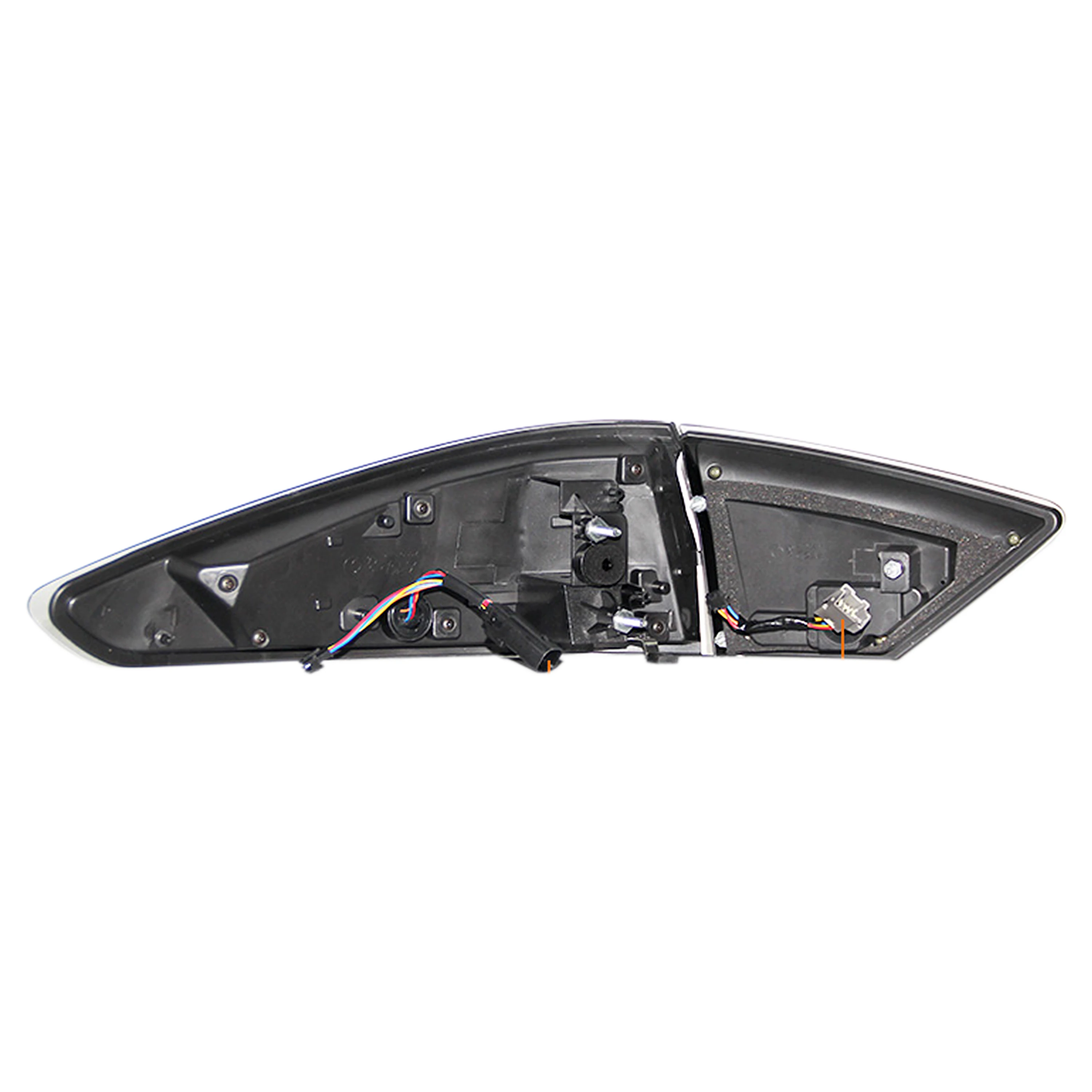 LED Tail Lights for Ford Fusion 2013-2016 S SE Titanium Sequential Turn Signal Start-up Animation Black Rear Lamps Assembly