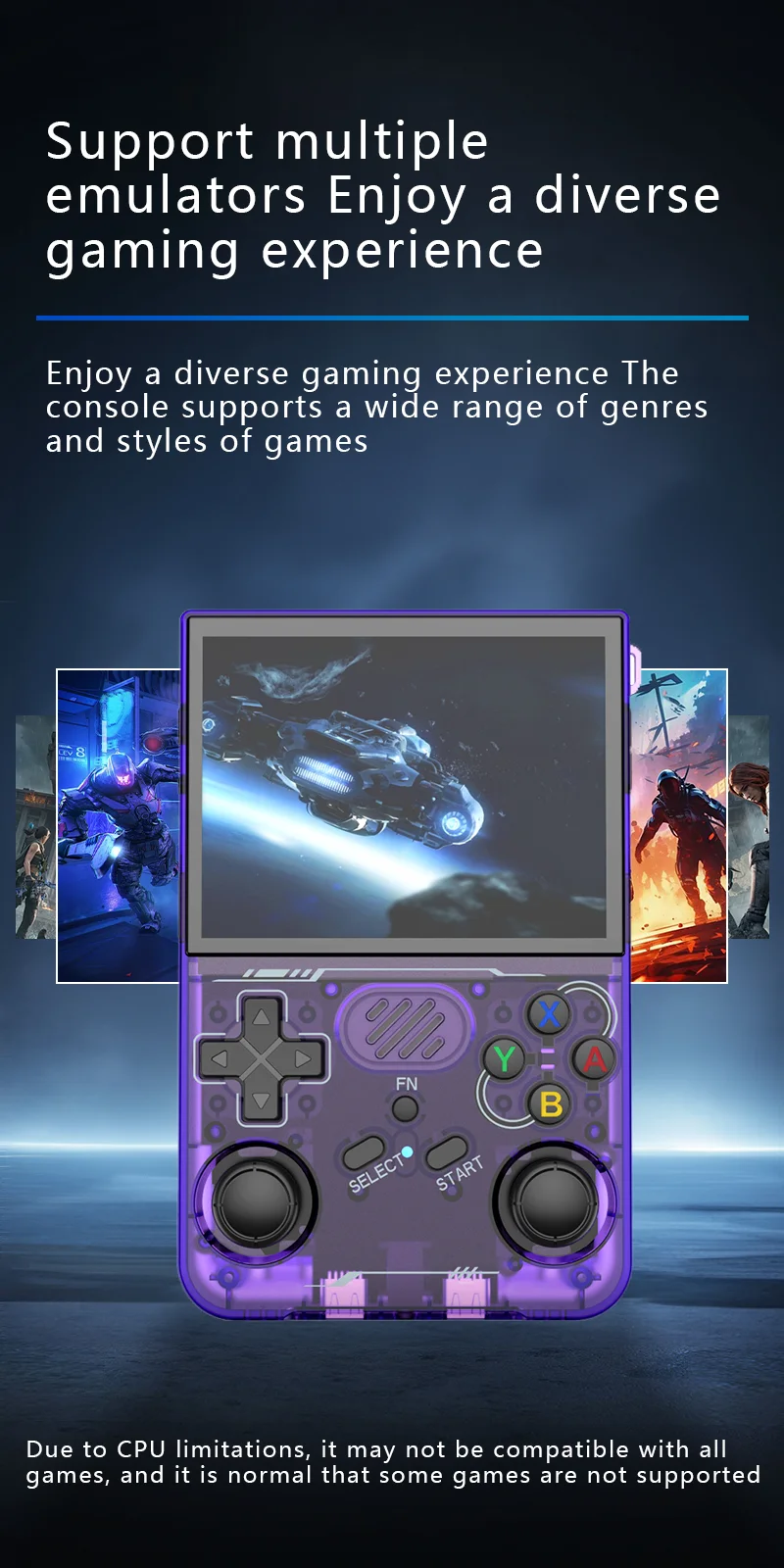 BOYHOM 100% Original R36XX Retro Handheld Game Console with WiFi Online Battle 3.5 inch IPS Screen 15000+ Games Best Gift