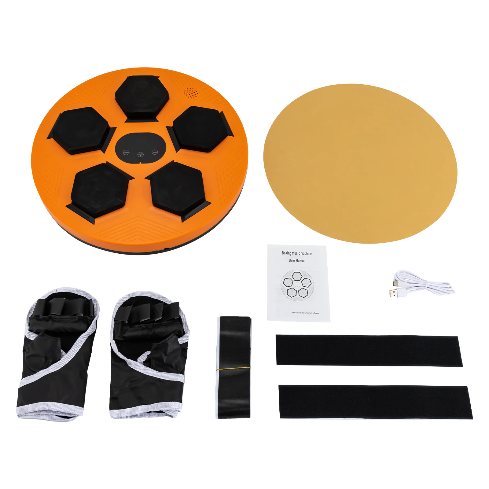 Musical Boxing Target Wall Mount Music Boxer Fitness and Shaping Equipment 200kg Load Capacity Use in Bedroom/Living Room/Gym