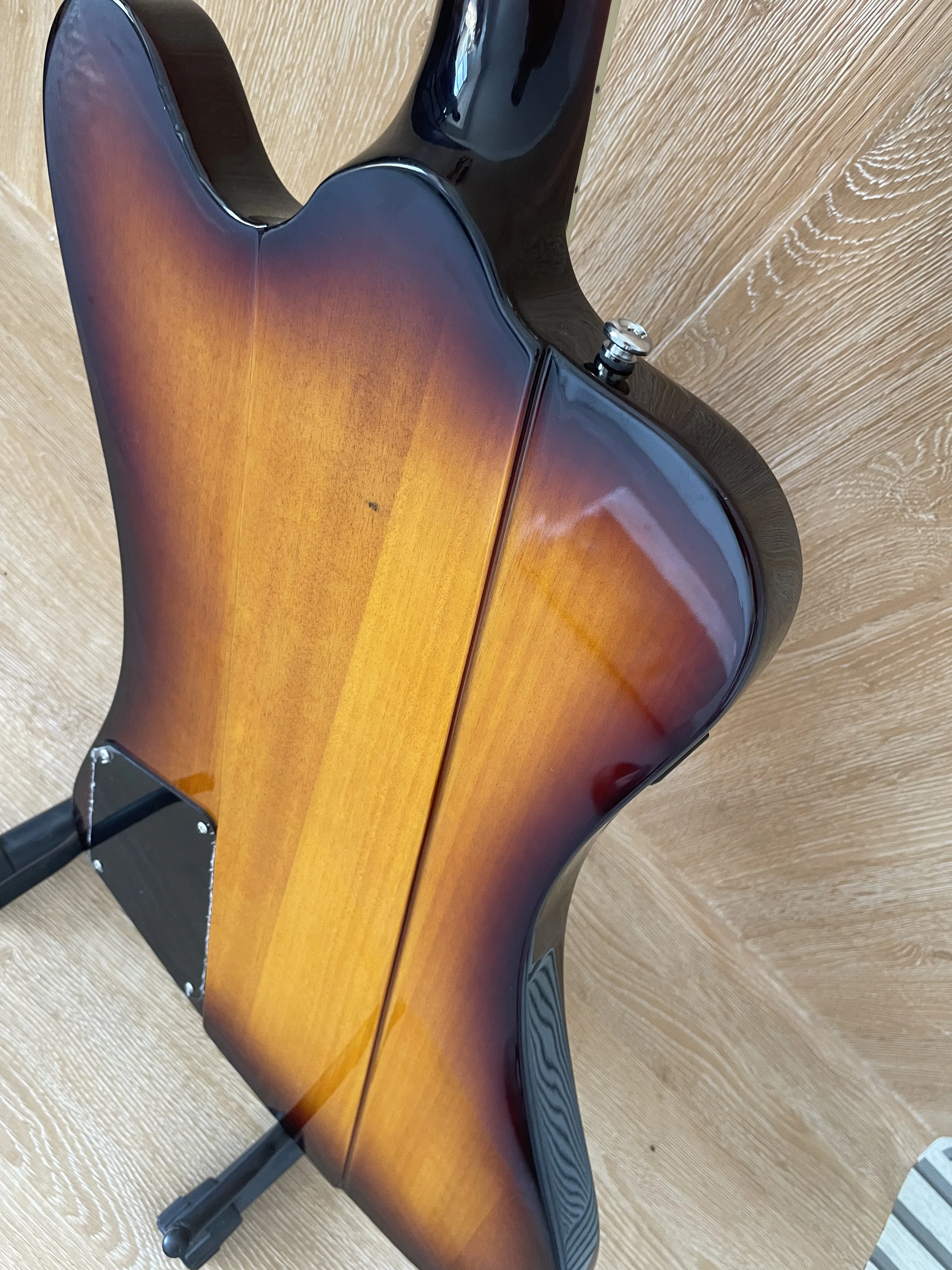 High Quality 6 String Firebird Style Electric Guitar Sunburst Rosewood Fingerboard